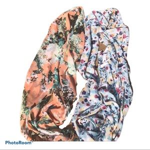 Bundle of 2 Floral Scarves